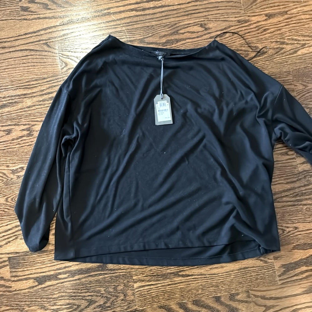 All Saints NWT off shoulder sweater